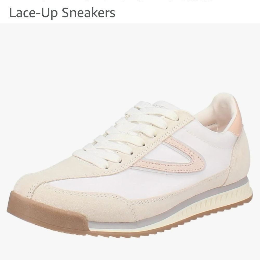 Tretorn Women's Cream and White Sneakers
